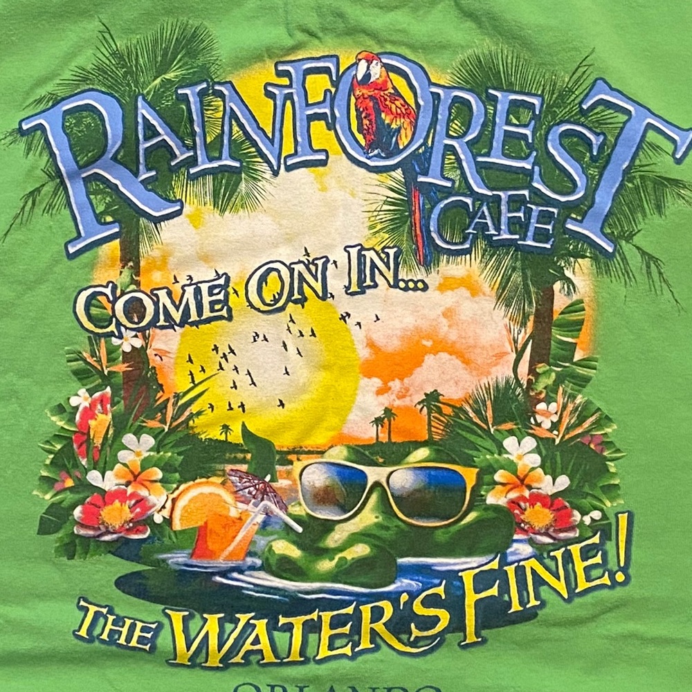 Unisex  X-Large Rainforest Tee Shirt
